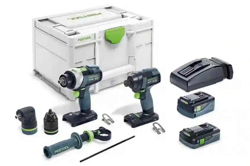 Set de taladro atornillador y atornillador de impacto TID 18 5.0/4.0-Set TPC 18/4 - 577654 - Festool