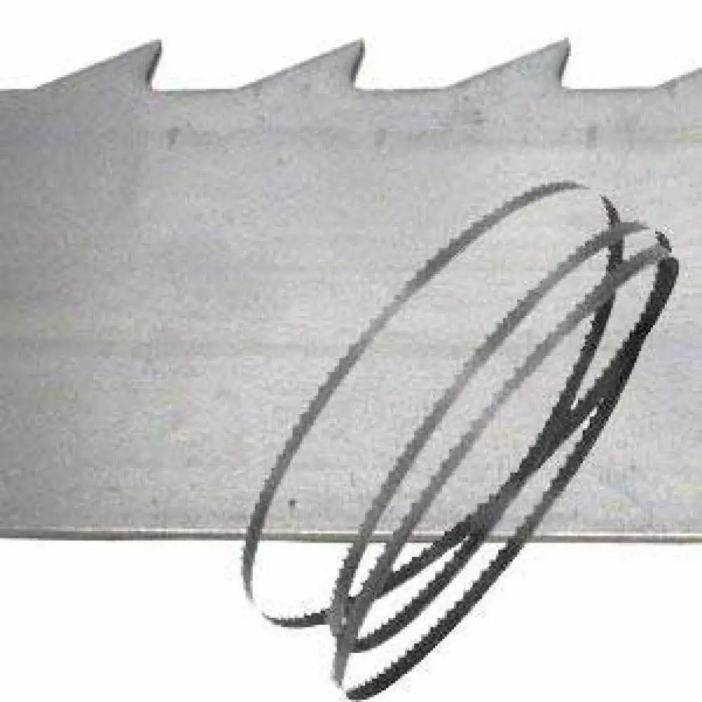Hojas clásicas Uddeholm de 40 mm de ancho x 0.8 mm de espesor, dentado tipo D-4, paso de diente P-14
