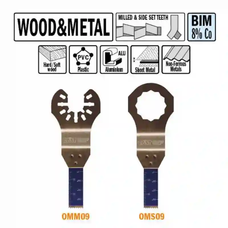 Hoja de sierra de inmersión y perfiladora para madera y metal 10mm Universal (1 unidad) CMT