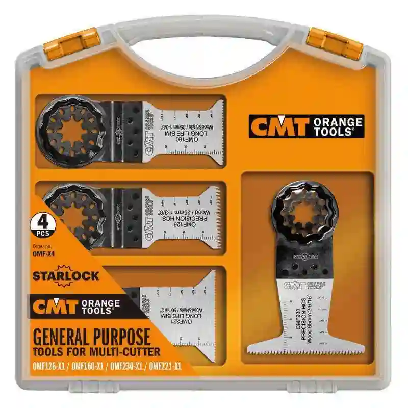 SET DE 4 PZA. ACCESORIOS PARA MULTI-HERRAMIENTA CMT-OMF-X4