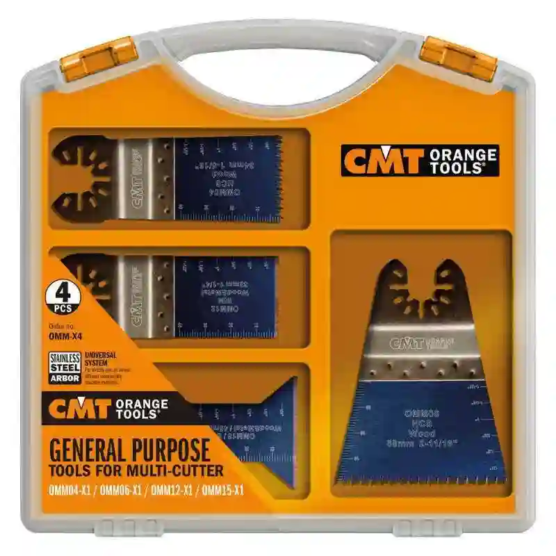 SET DE 4 PZA. ACCESORIOS PARA MULTI-HERRAMIENTA CMT-OMM-X4