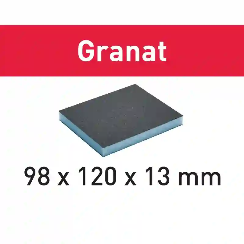 Esponja de lijado 98x120x13 120 GR/6 Granat - 201113 - Festool