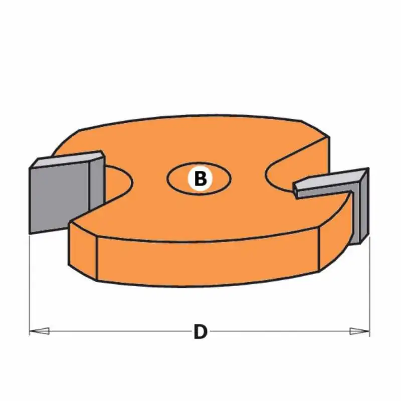 Fresa circular para ranuras 4mm mango 12.7 CMT