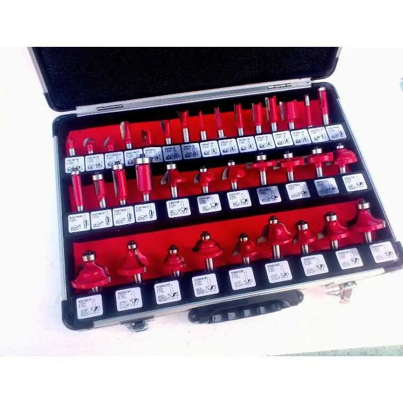 Juego de 35 fresas perfiladas de mango 8 mm MITO