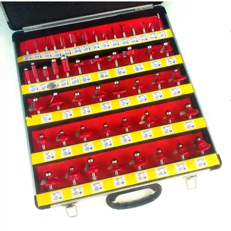 Juego de 50  fresas perfiladas de mango 8 mm MITO