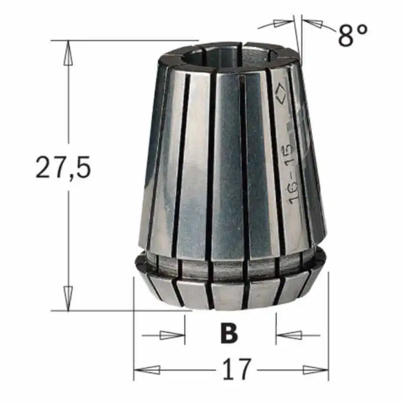 Pinza elástica ER16 D:2 CMT