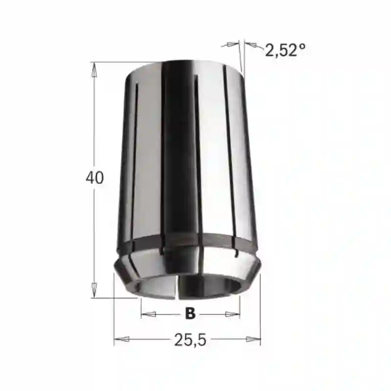 Pinza elástica DIN-6388 (25.5x40mm) D:16mm CMT
