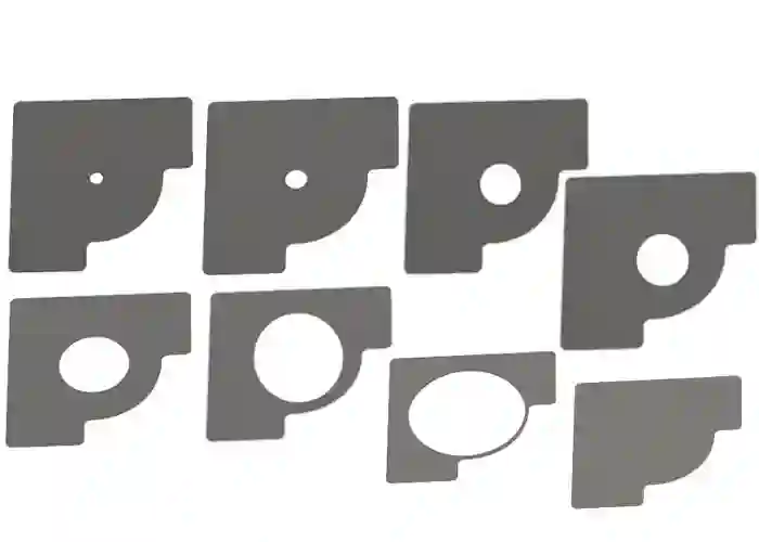 Set de 8 anillos para placa de fresado ELP2.0 SAUTER--KREG 0 |10 | 16 | 22 | 42 | 54 | 86 | 98 mm