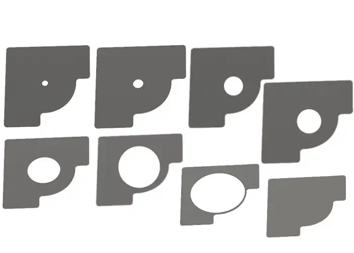 Set de 8 anillos para placa de fresado ELP2.0 SAUTER--KREG 0 |10 | 16 | 22 | 42 | 54 | 86 | 98 mm
