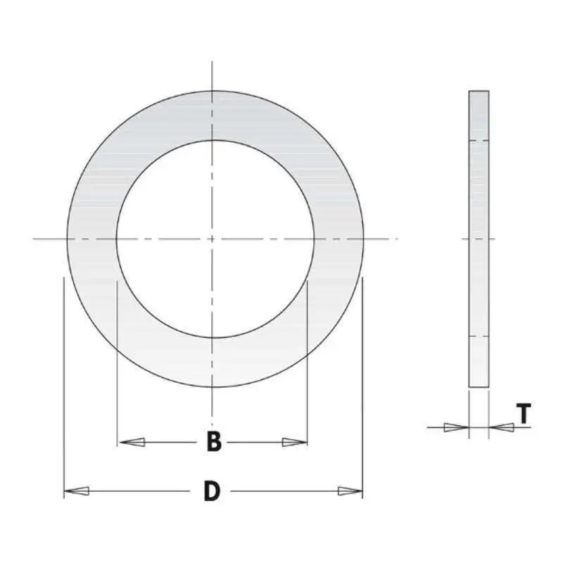 anillo distanciador en acero D:40/60x5mm CMT