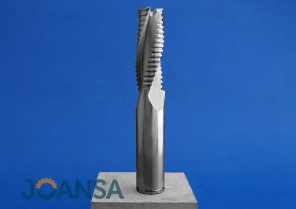Fresa helicolidal Z-3 Desbaste Diámetro: 10 mm - Largo Corte 42 mm - Mango: 10 mm Joansa