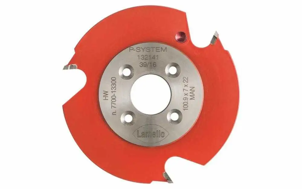 Zeta P2, P-System fresa de ranurado,HW(metal duro), Ø100.9x7xØ22 mm, Z3, NL 4 Lamello