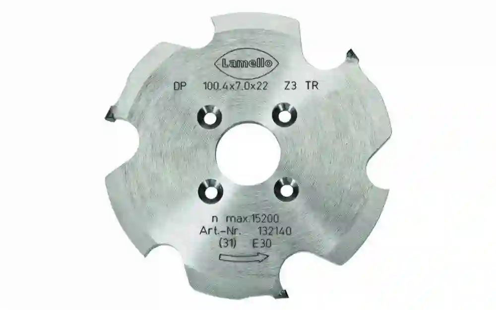 Zeta P2, P-System fresa de ranurado, DP (diamante), Ø100.4x7xØ22 mm, Z3, NL 4 Lamello