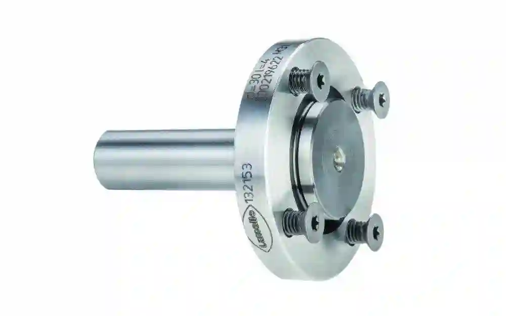 Porta herramientas CNC para fresa P-System, Ø30, Tija Ø16×55 mm, L 68 mm, NL 4×M4×Ø48 mm Lamello