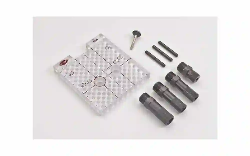 Rasto Basic Set, en cartón con accesorios para Ø5, Ø8, Ø10, Ø12 mm Lamello