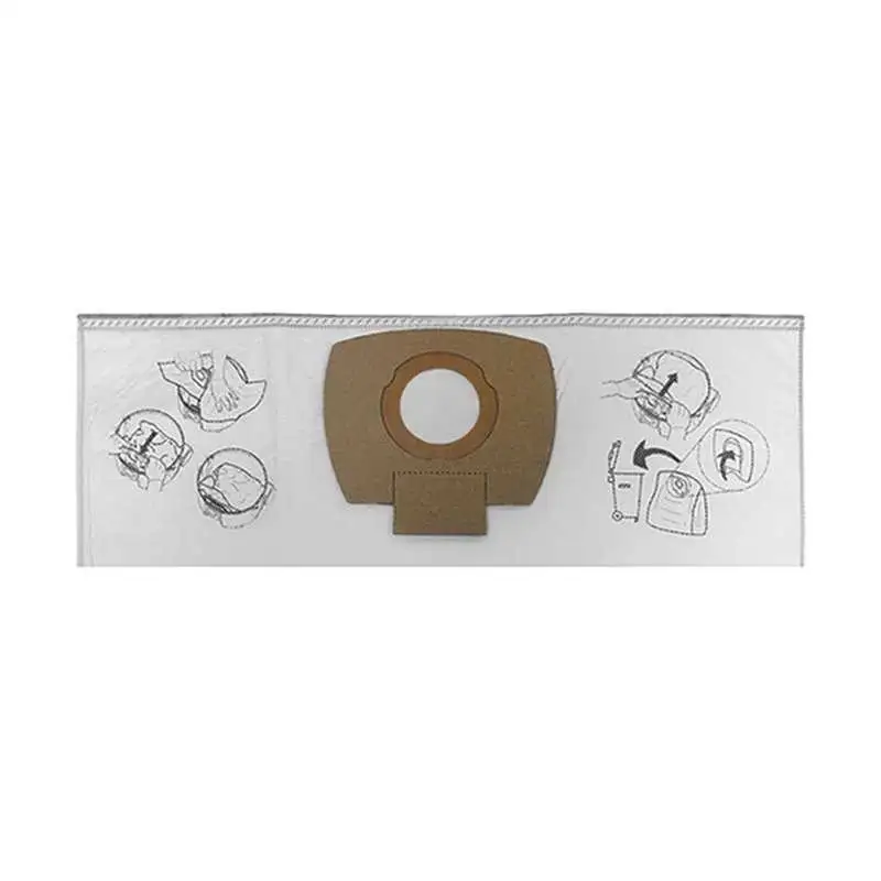 5 Bolsas de Fieltro para aspirador VC2512 Makita