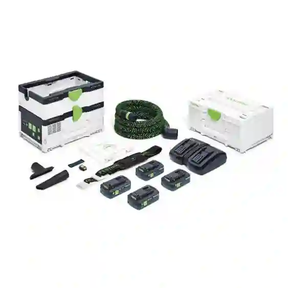Aspirador profesional a batería CTLC SYS HPC 4.0 I-Plus CLEANTEC - 576944 - Festool