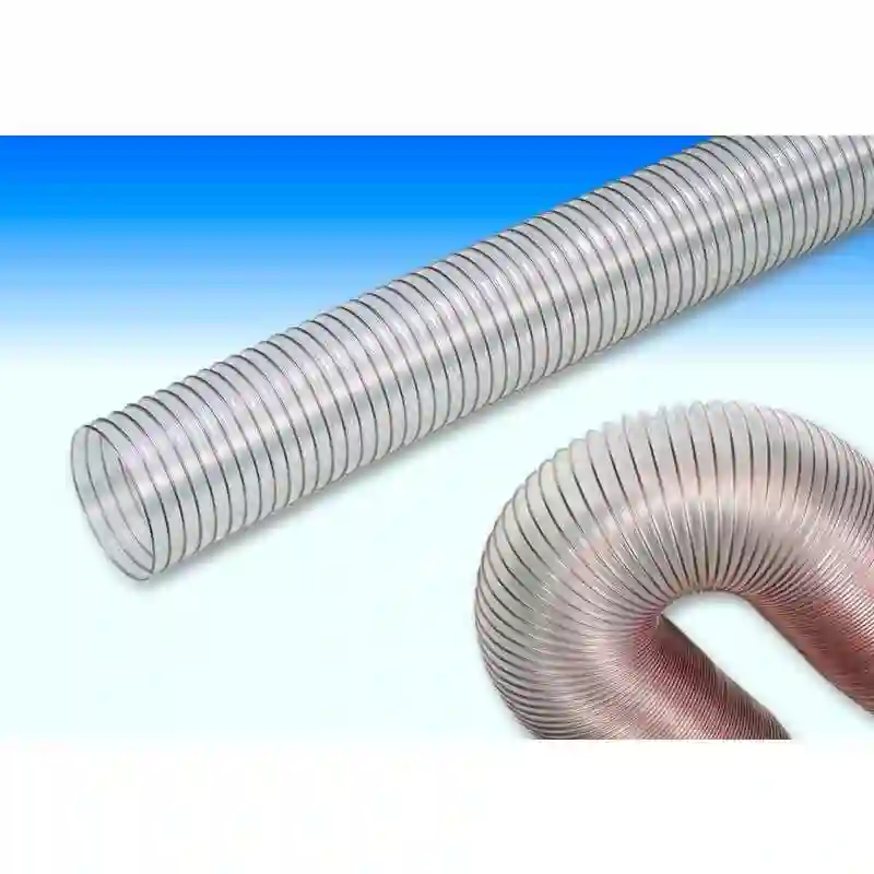 Metro de tubo flexible transparente de aspiración de 120 mm diámetro interior