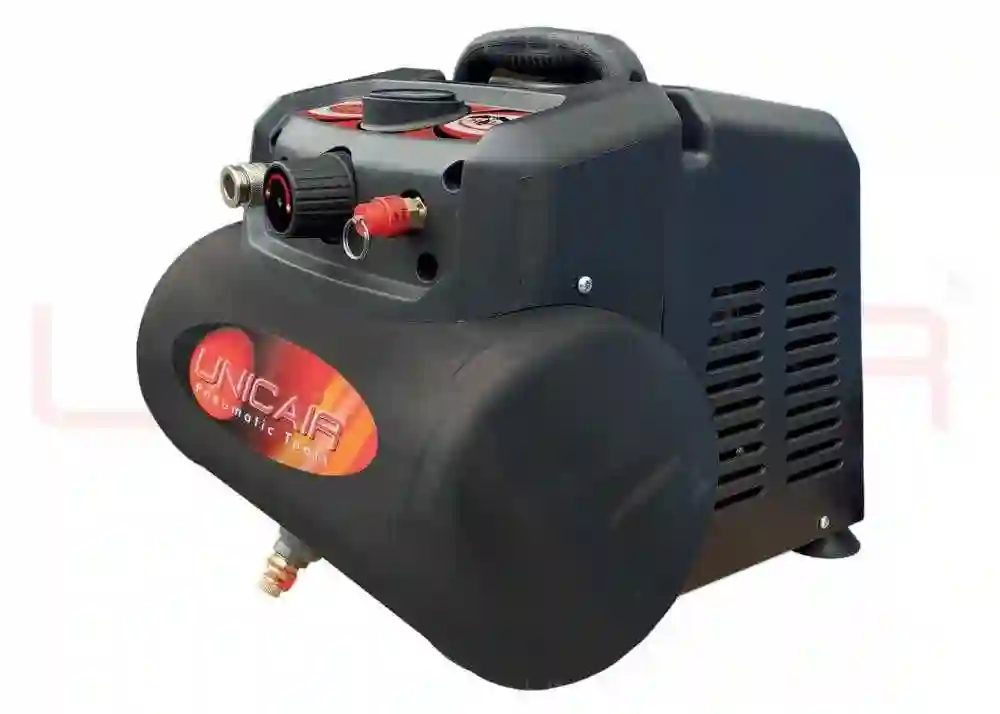 Compresor UNICAIR 1,5 HP, calderín 6 litros