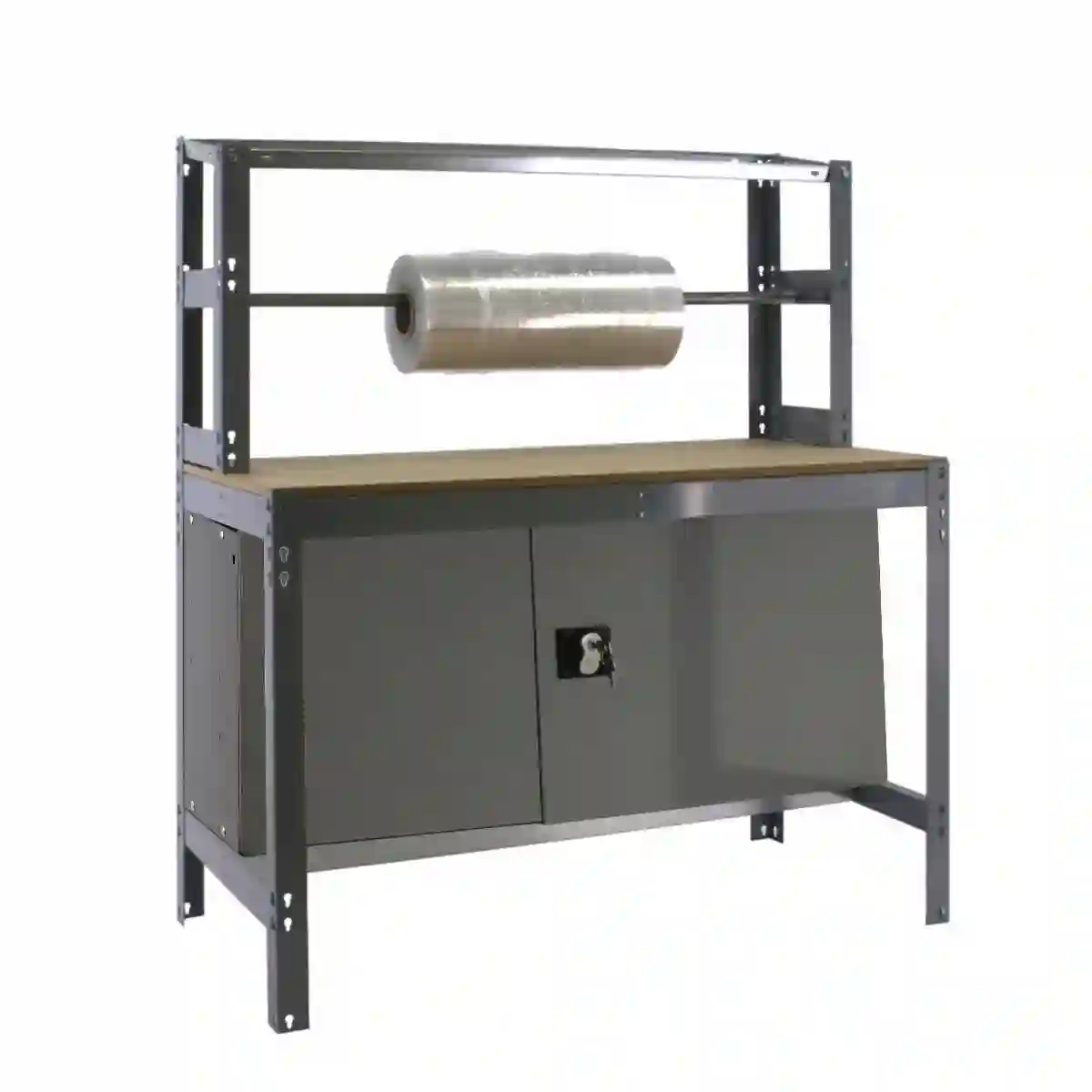 Banco de trabajo SIMONWORK BT4 CABINET 900 GRIS/MADERA - 8425437123245 - Simon Rack
