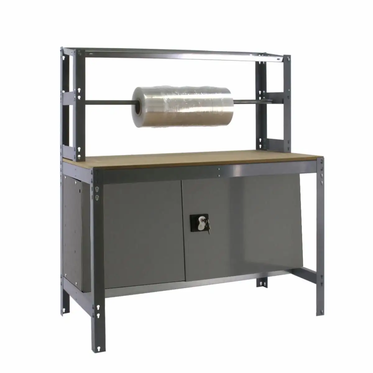 Banco de trabajo SIMONWORK BT4 CABINET 900 GRIS/MADERA - 8425437123245 - Simon Rack
