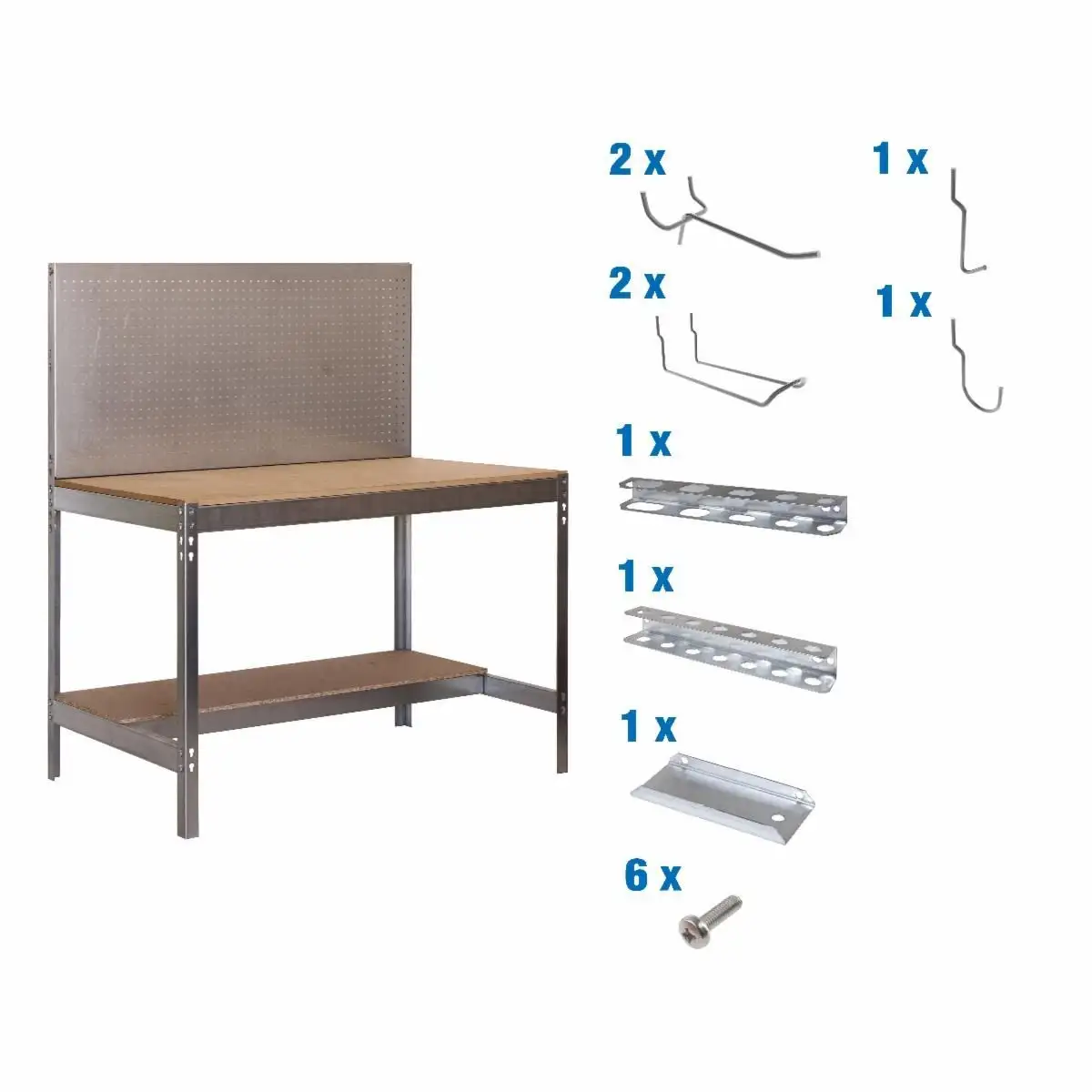 Banco de trabajo PACK SIMONWORK BT2 1500 GAL/MAD+ 9ACCS - 8425437072444 - Simon Rack