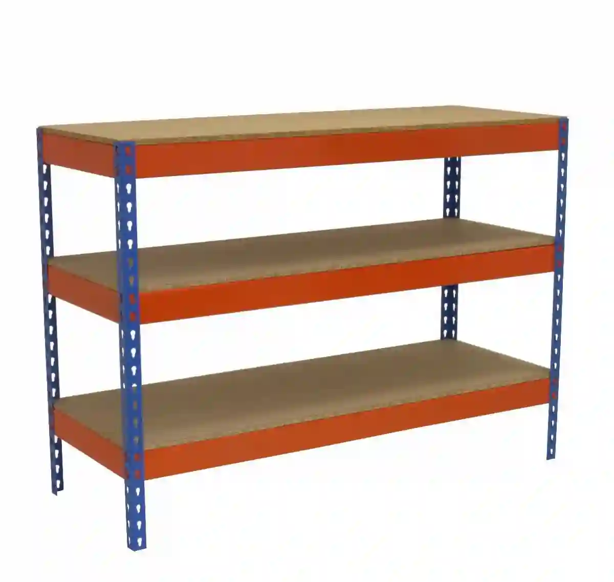 Mesa de trabajo SIMONWORK BASIC 3 901245-3 AZUL/NARANJA/MADERA - 458100271901243 - Simon Rack