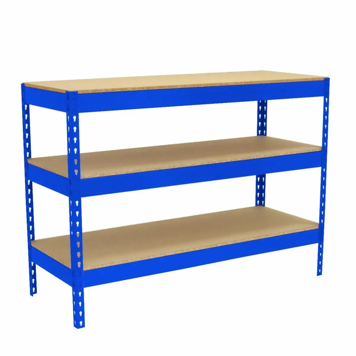 Mesa de trabajo SIMONWORK BASIC 3 901245-3 AZUL/MADERA - 8425437093999 - Simon Rack