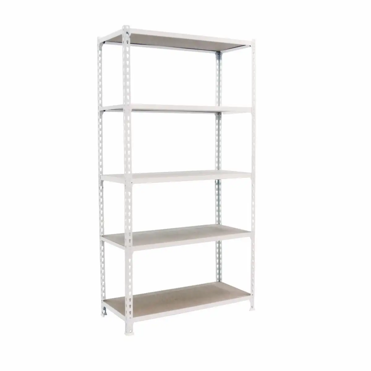 Estanteria MADERCLICK MEGAPLUS 5/500 BLANCO/MADERA - 8425437077586 - Simon Rack
