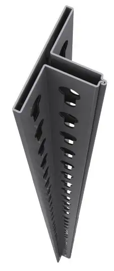 Perfil PERFIL OFFICLICK 1000 GRIS - 31410100012 - Simon Rack