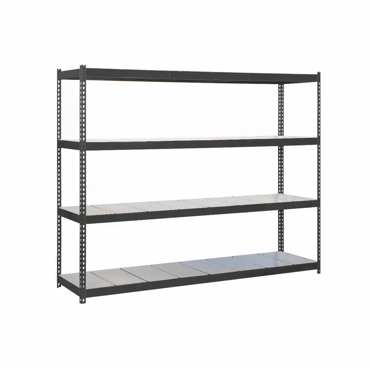 Estanteria SIMONFORTE 1504-4 METAL ANTRACITA/GALVA - 8425437101595 - Simon Rack