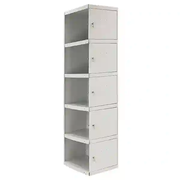 Taquilla SIMONLOCKER PROF. DISM. 5 DOORS 1/5 300 ADDI GRIS - 90333D1533 - Simon Rack