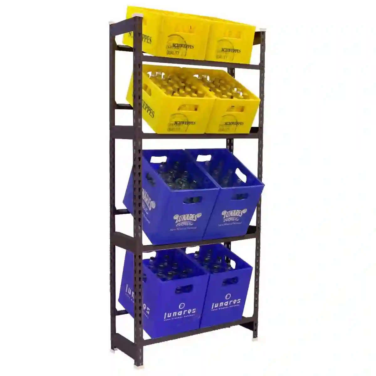 Botellero SIMONBOTTLE 4-2000X800X300 ANTRACITA - 8425437129698 - Simon Rack