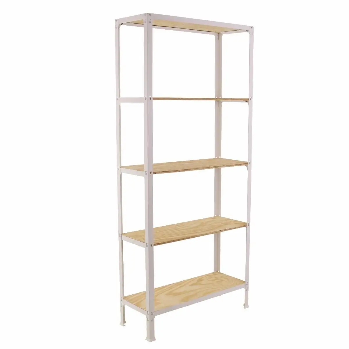 Estanteria SIMONHOME CLICK PLYWOOD PLUS 5/300 BLANCO/PINO - 8425437129490 - Simon Rack