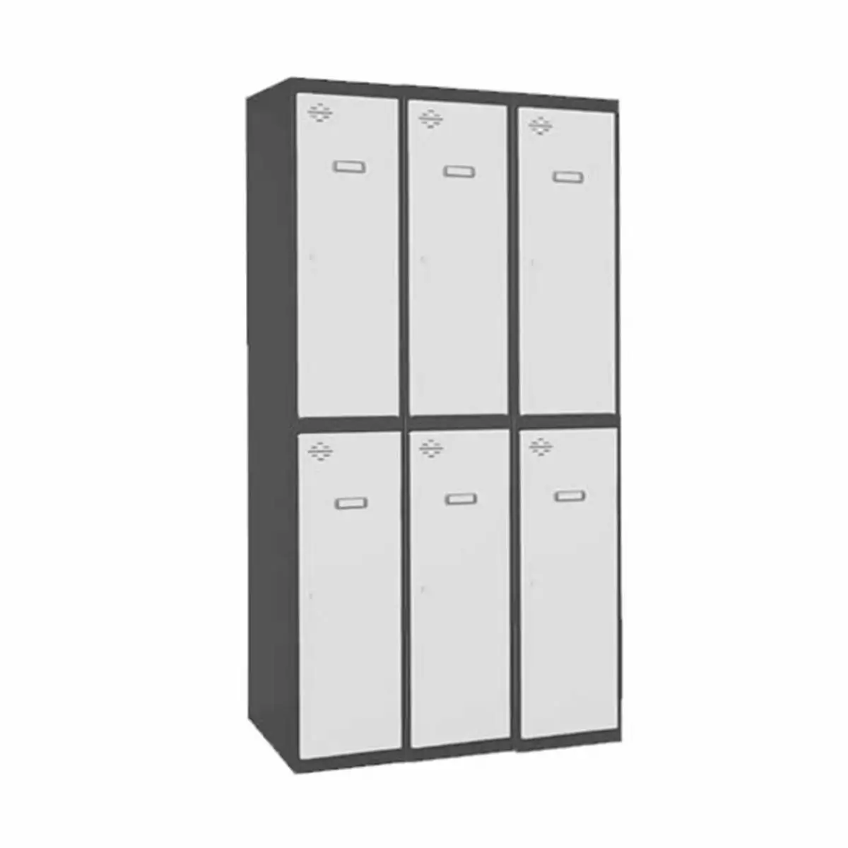Taquilla SIMONLOCKER PROF. MON. TANDEM 3/6 400 (1200) AN/BL - 8425437105456 - Simon Rack