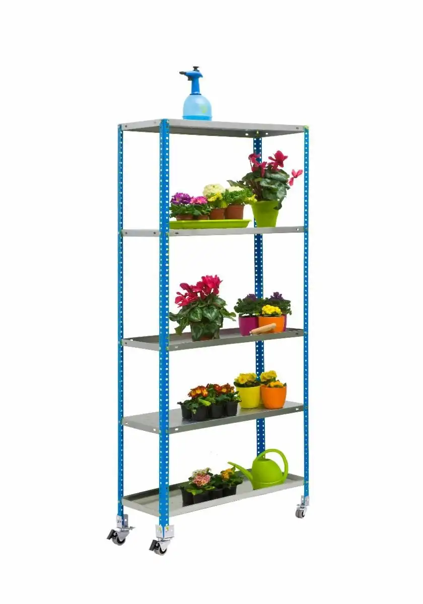 Estanteria SIMONGARDEN COMFORT MOB. 5/500 AZUL/GALVA - 407109014189055 - Simon Rack