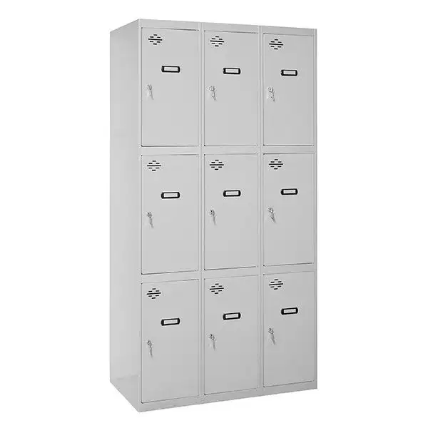 Taquilla SIMONLOCKER PROF. MON. 3 DOORS 3/9 400 (1200) GRIS - 90333W3312 - Simon Rack