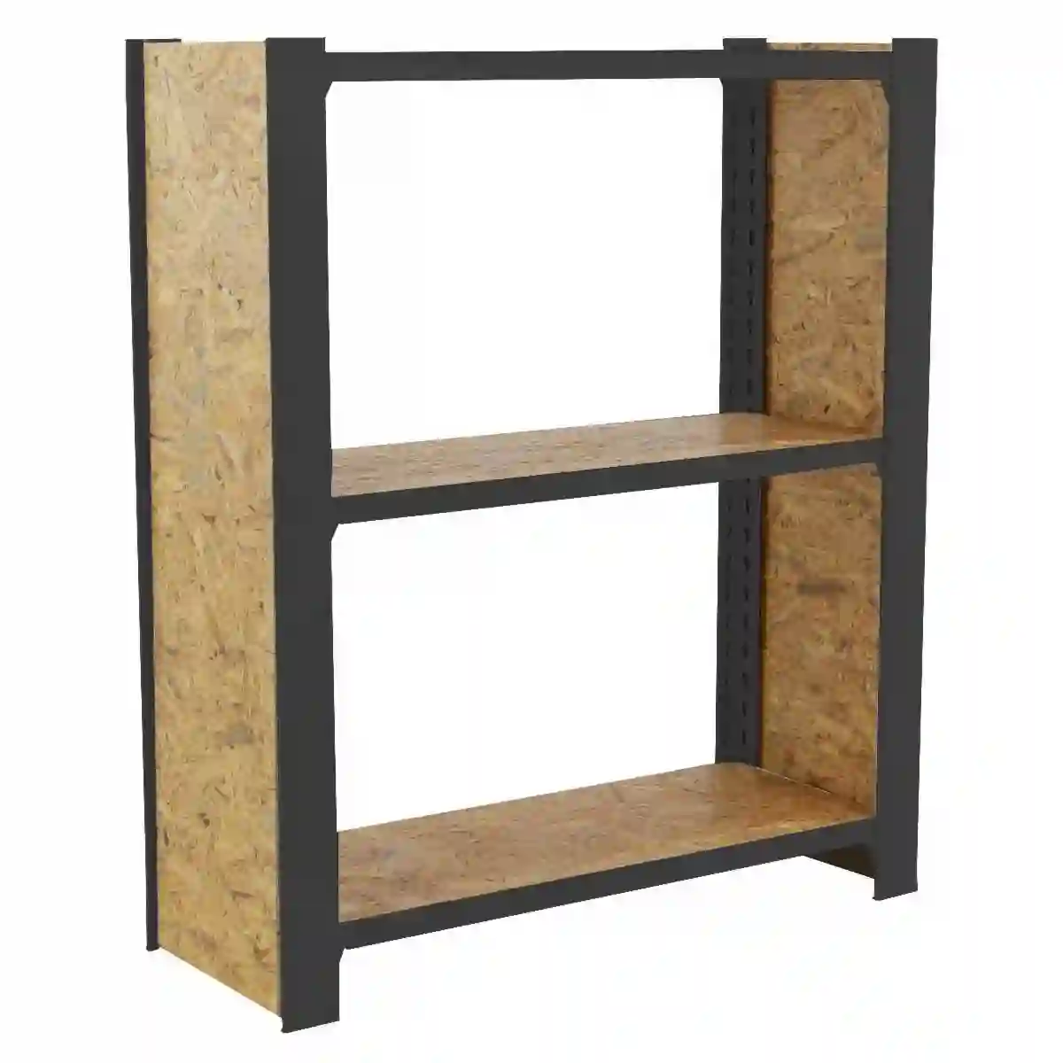 Estanteria OFFICLICK 3/300 WOOD 800 ANTRACI/OSB + TAPAS 1000 - 8425437127748 - Simon Rack