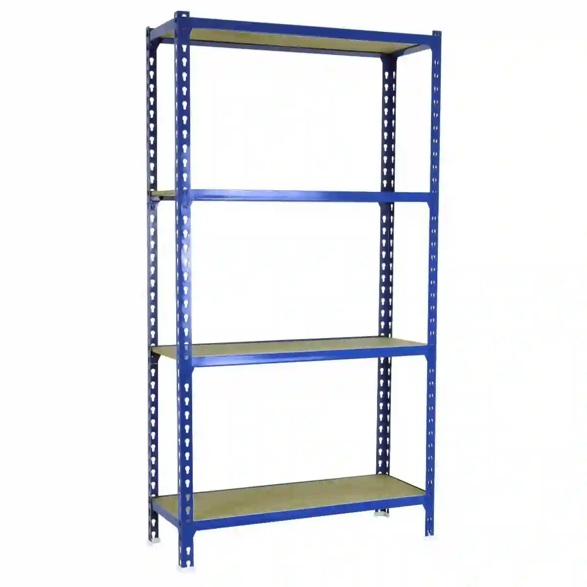 Estanteria MADERCLICK PLUS 4/400 1500 AZUL/MADERA - 448100025151044 - Simon Rack