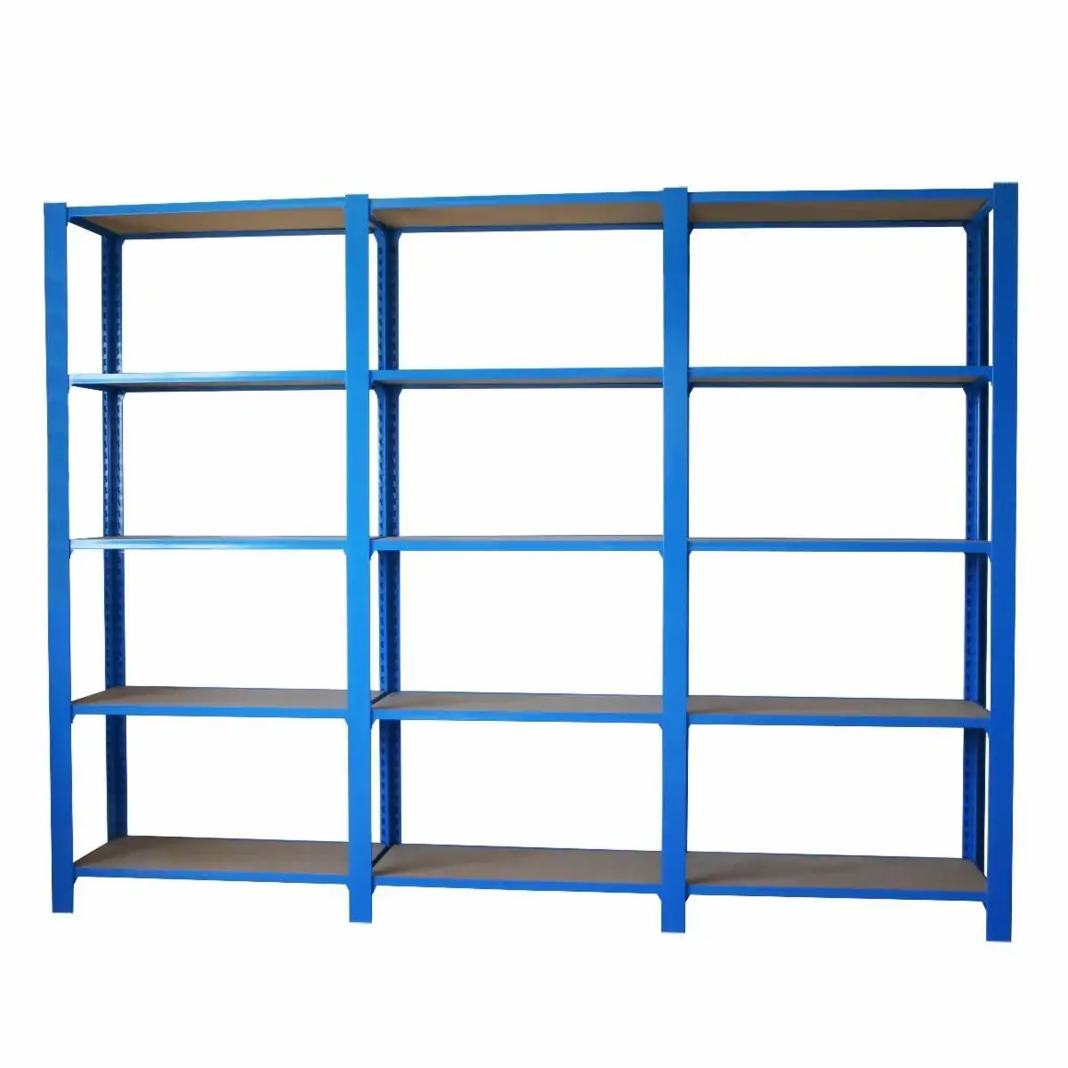 Estanteria PACK OFFICLICK 5/400 WOOD I+A+A AZUL/MDF - 44M199145219045 - Simon Rack