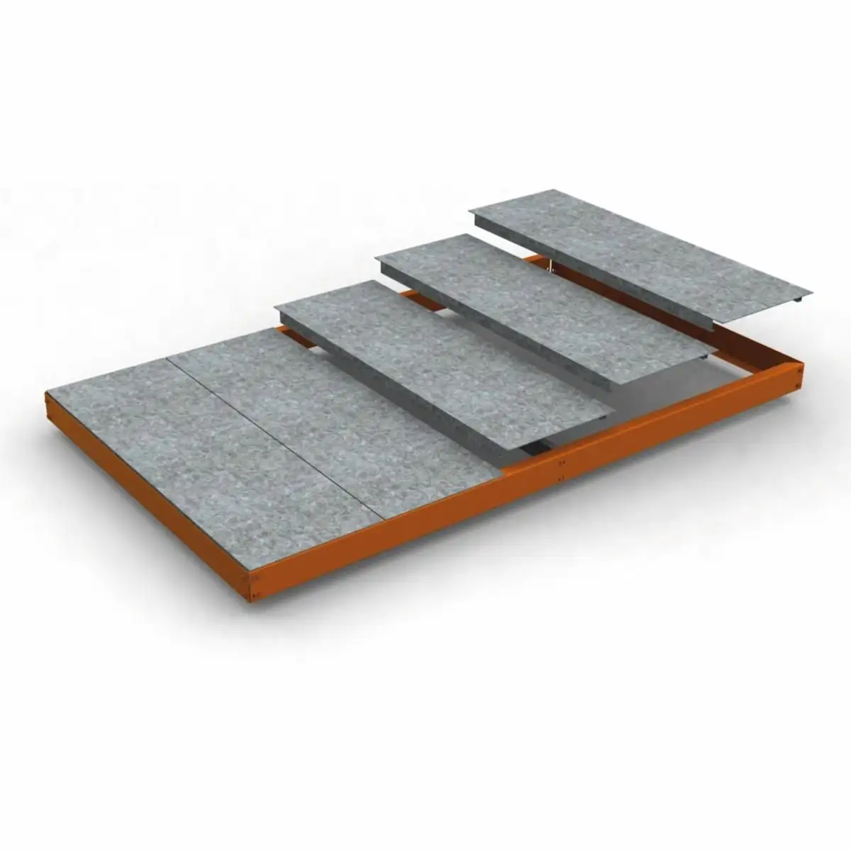 Bandeja SIMONFORTE EA 1809 METAL NARANJA - 8435104950470 - Simon Rack