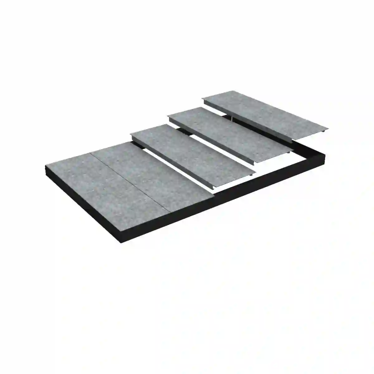 Bandeja SIMONFORTE EA 1807 METAL ANTRACITA - 8425437101212 - Simon Rack