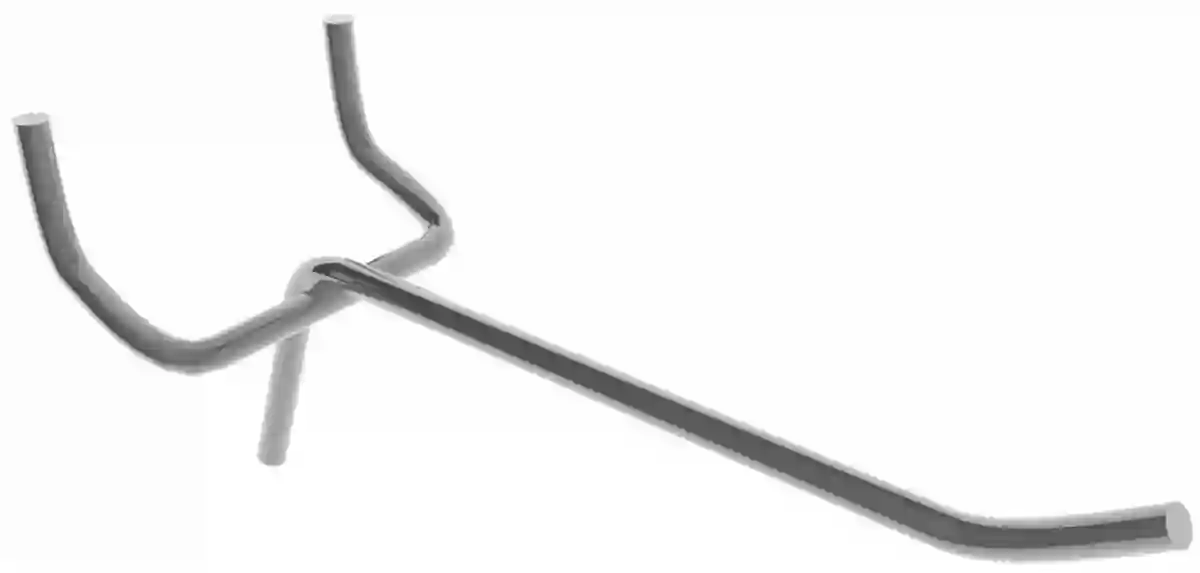 6 UND. GANCHO DOBLE T 100 (A1) HOOK01 BOLSA - 90320000044 - Simon Rack