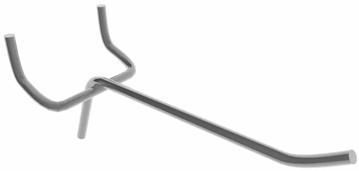 6 UND. GANCHO DOBLE T 100 (A1) HOOK01 BOLSA - 90320000044 - Simon Rack