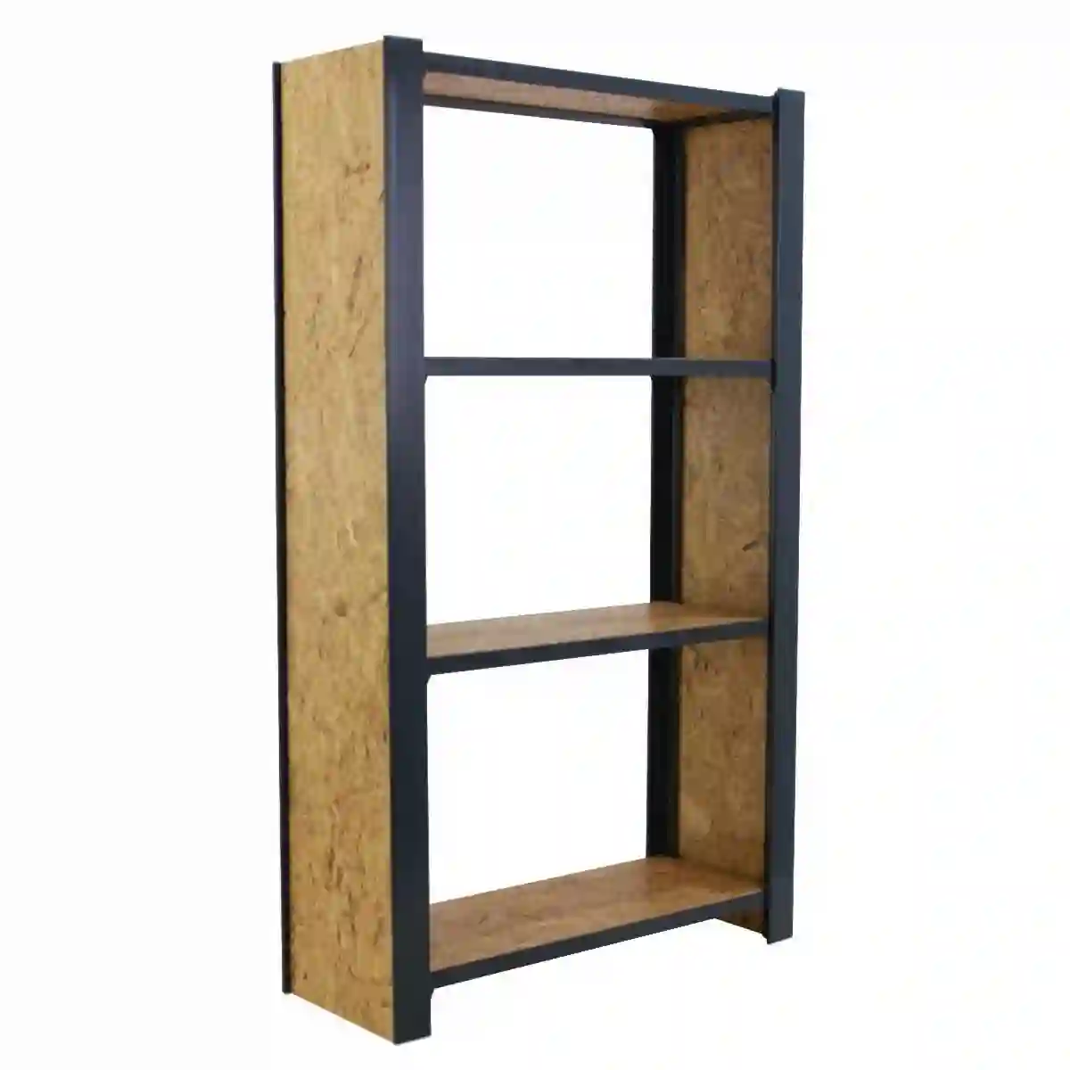 Estanteria OFFICLICK 4/300 WOOD 800 ANTRACI/OSB + TAPAS 1500 - 8425437127779 - Simon Rack