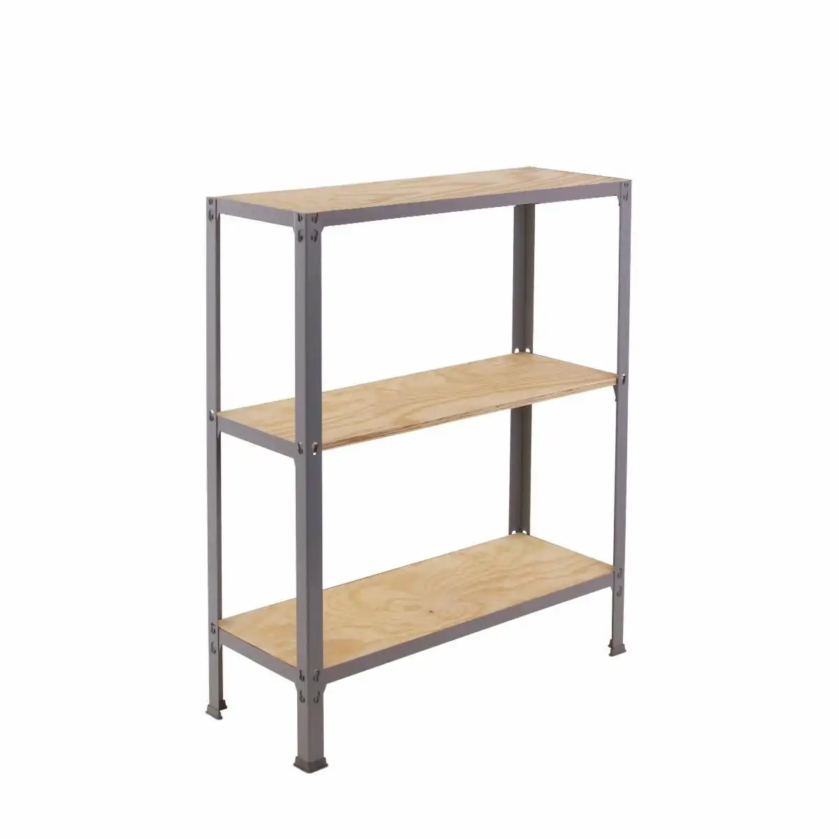 Estanteria SIMONHOME CLICK PLYWOOD PLUS 3/300 GRIS/PINO - 8425437129124 - Simon Rack