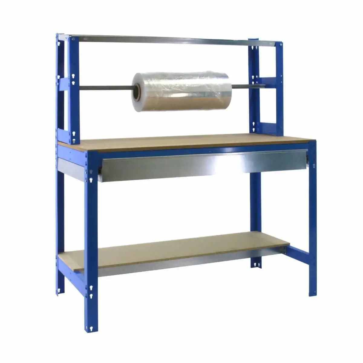 Estanteria SIMONWORK BT4 BOX 1500 AZUL/MADERA - 448100945157513 - Simon Rack