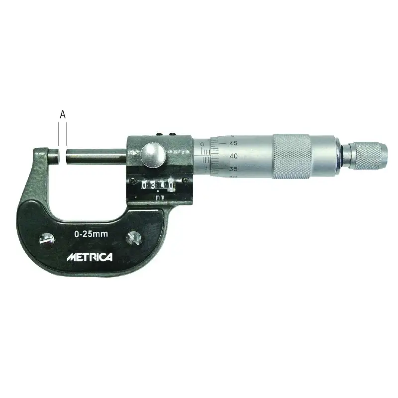 MICRÓMETRO CON CONTADOR 001 MM - 44300 - Metrica