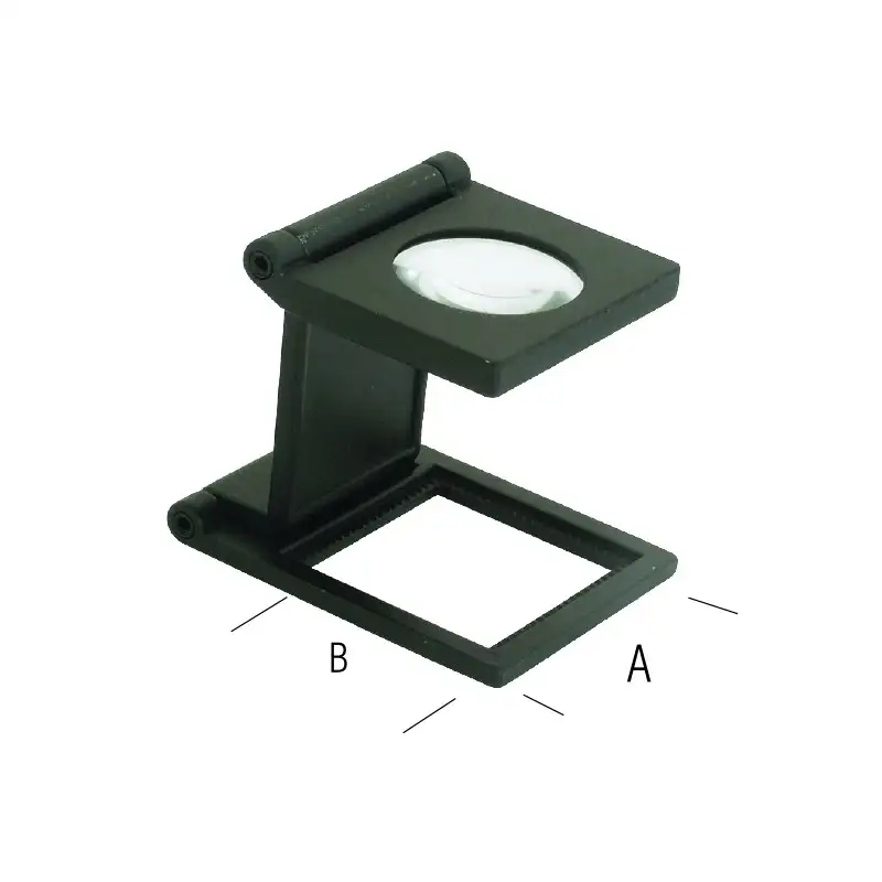 CUENTA-HILOS MET. NEGRO 20X20MM 8X - 49581 - Metrica