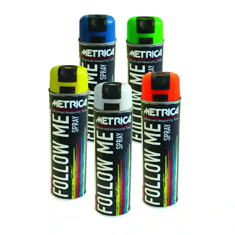 MARKING SPRAY FOLLOW ME WHITE 500 ML - 50185 - Metrica
